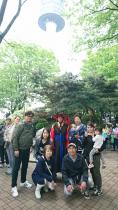 H29年5月11日～の韓国旅行!ソウルタワー前での記念撮影