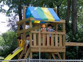 JUST幼稚園の園庭