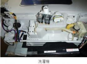 洗濯機上部機械室